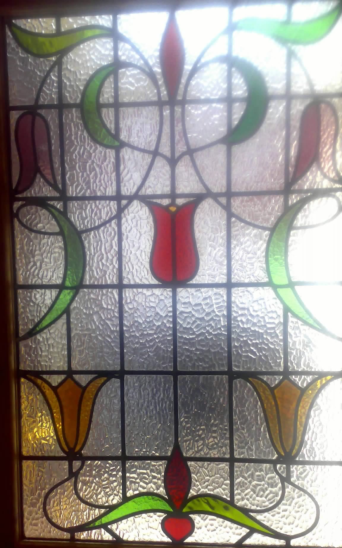 Bespoke stained glass panel by Liverpool Glass and Joinery