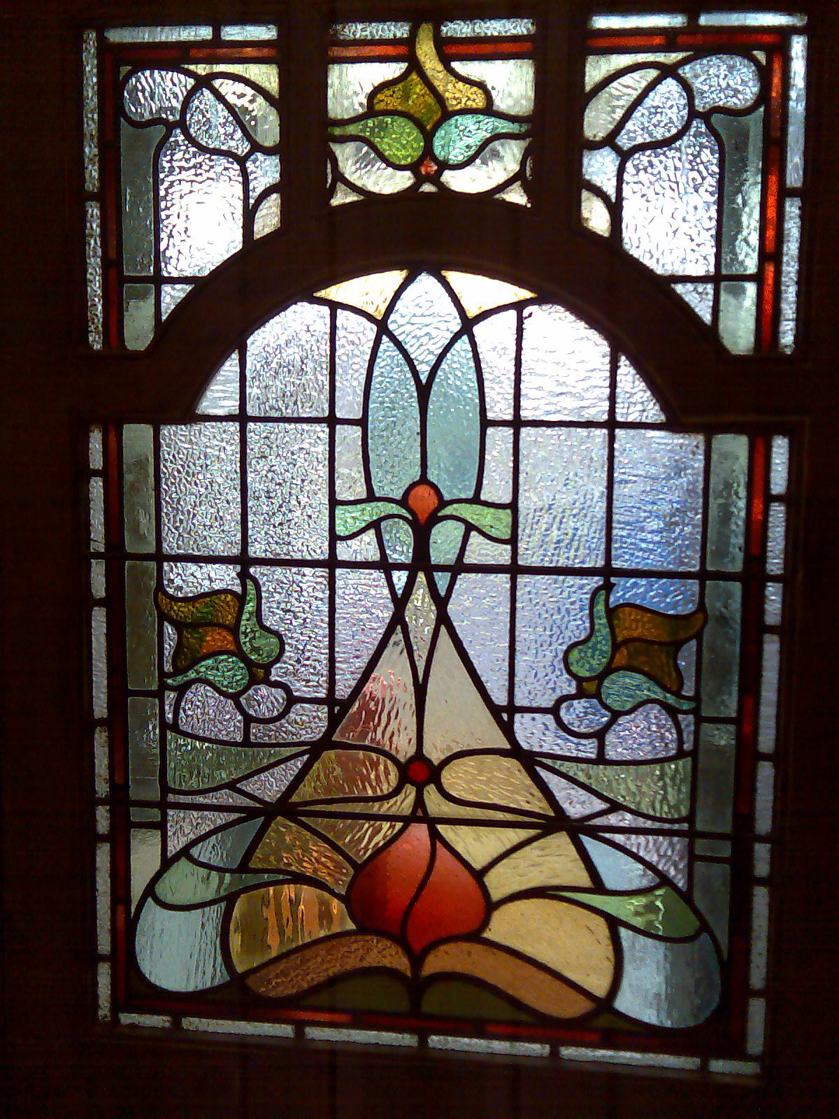 Victorian style stained glass window, Liverpool
