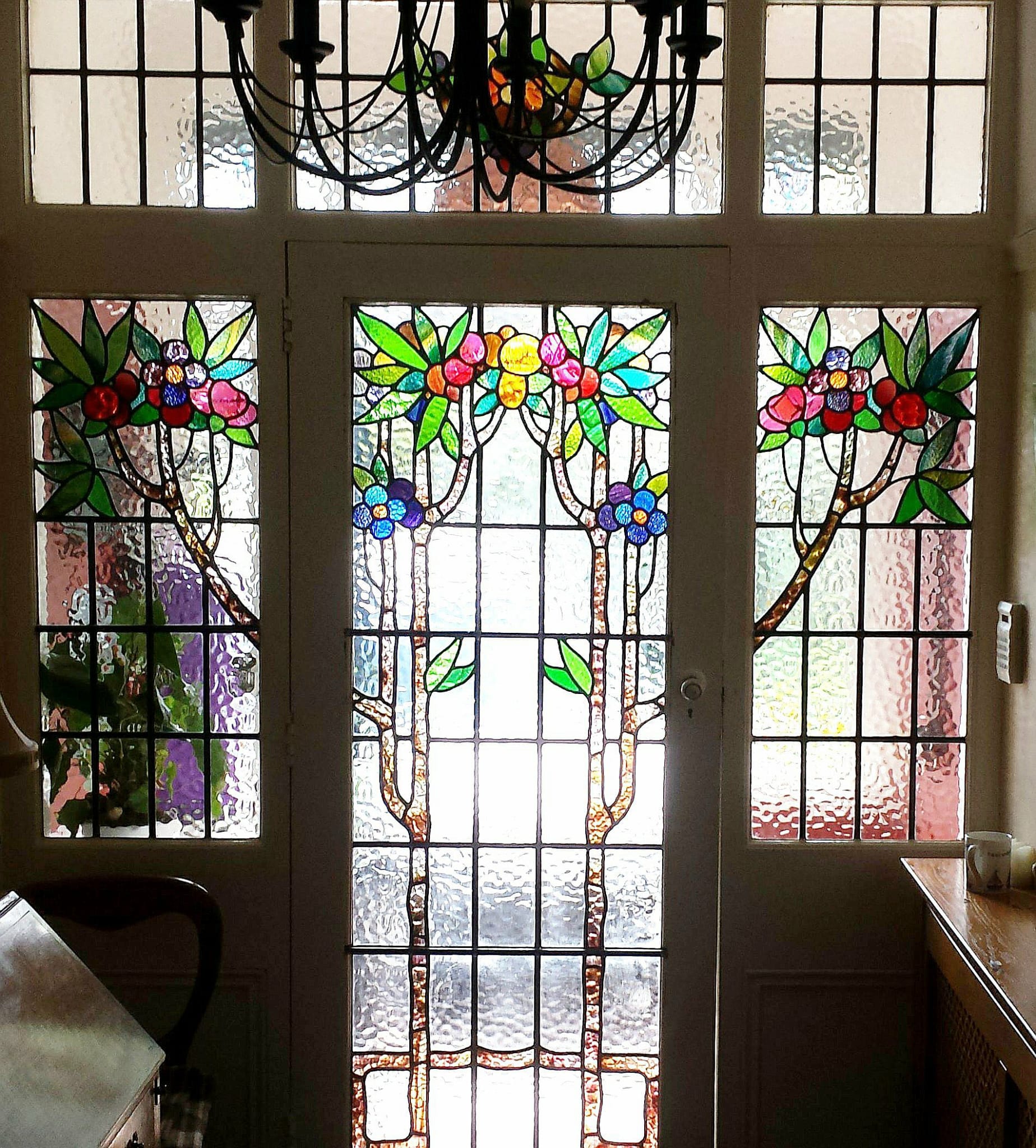 Bespoke stained glass by Stephen Woodcock, Liverpool Glass and Joinery