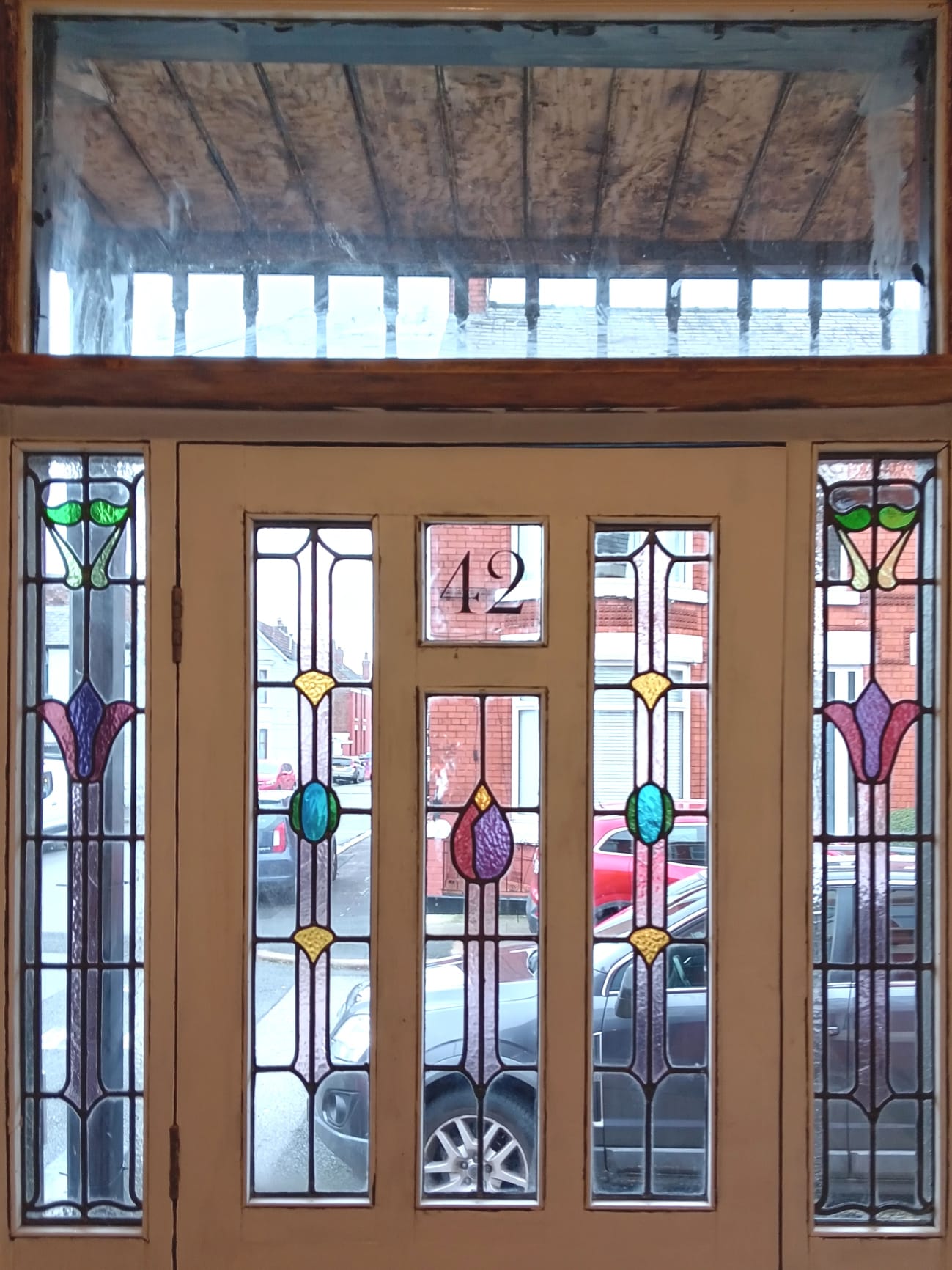 Bespoke leaded light panel, Liverpool Glass and Joinery