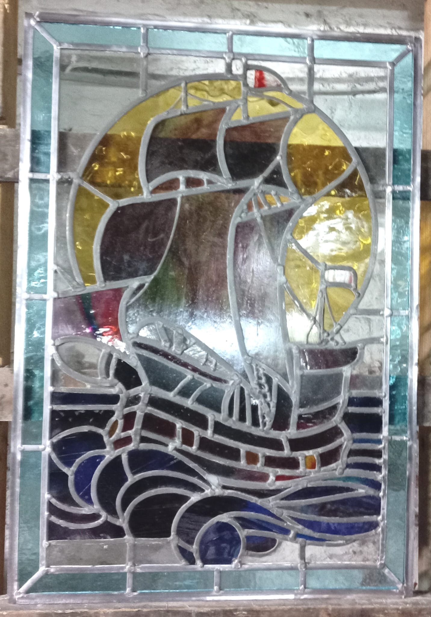 Hand-made stained glass by Liverpool Glass and Joinery Ltd.
