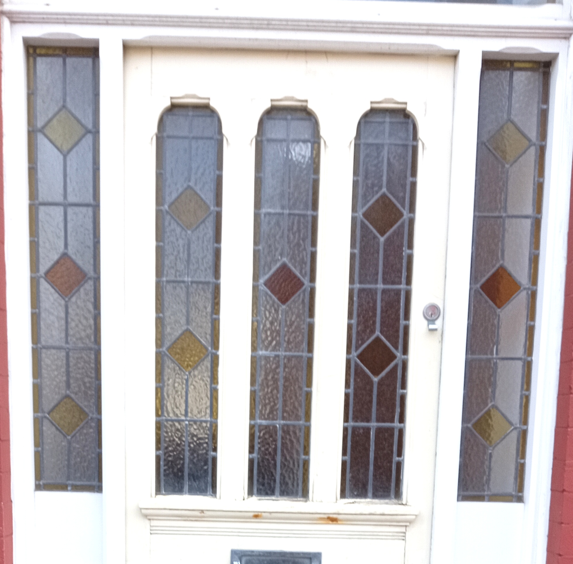 Traditional leaded glass panel by Liverpool Glass and Joinery