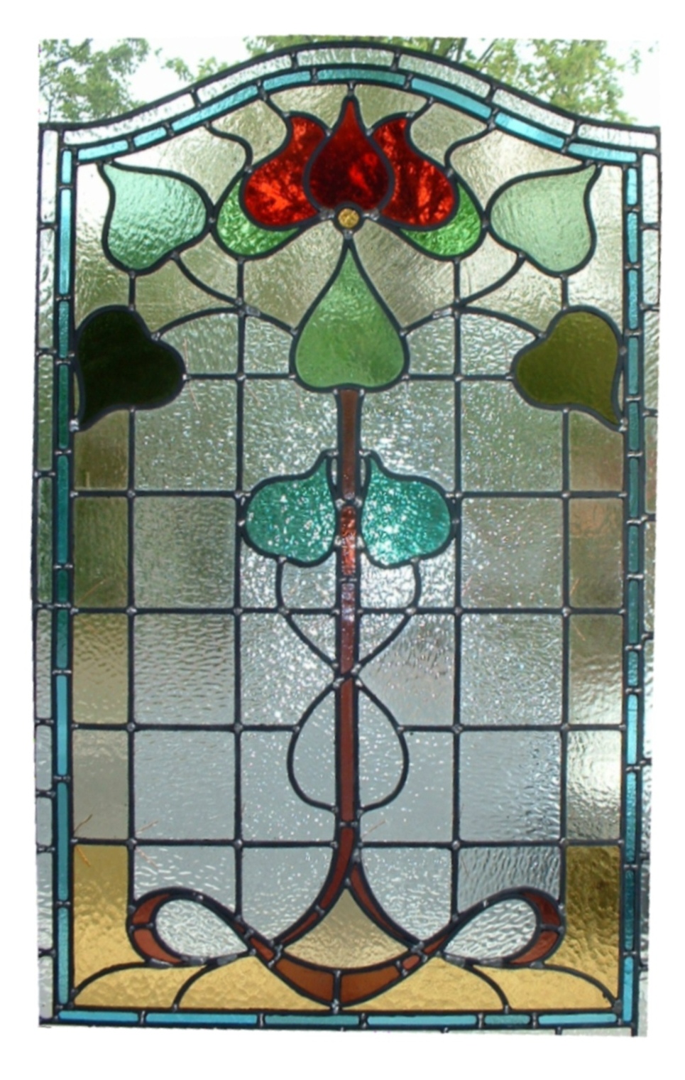 Hand-crafted leaded light panel, Liverpool