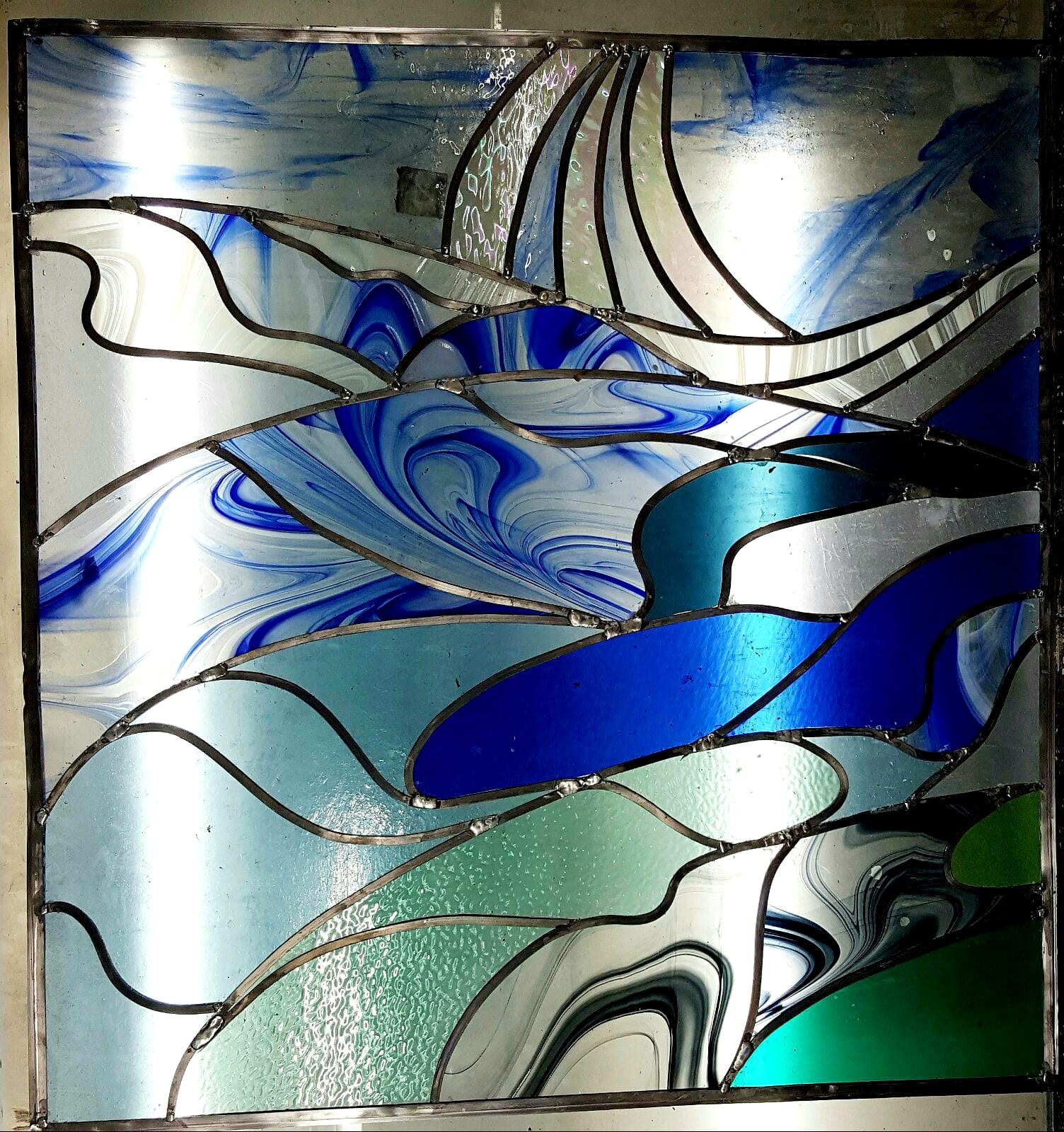 Bespoke glass panel, Liverpool Glass and Joinery