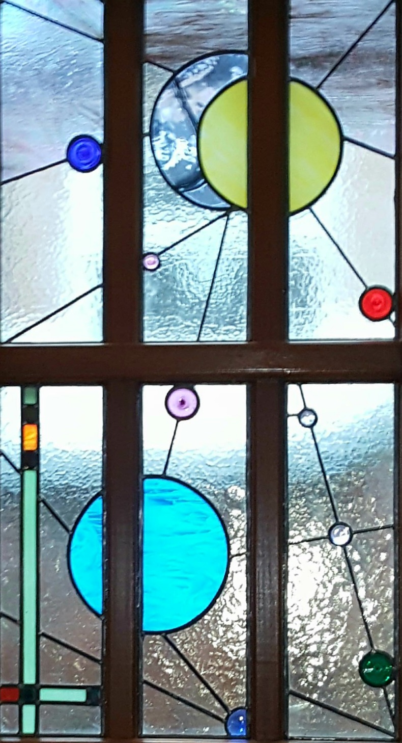Stained glass commission by Stephen Woodcock, Liverpool